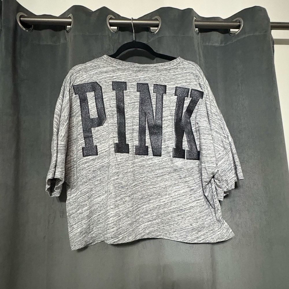 Victoria's Secret PINK Campus Cropped Tee